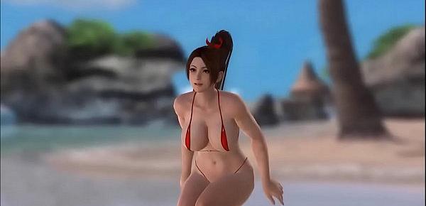  Mai Shiranui in a Micro Bikini DOAX3